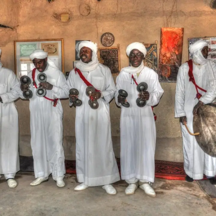 Gnawa musicians in Khamlia