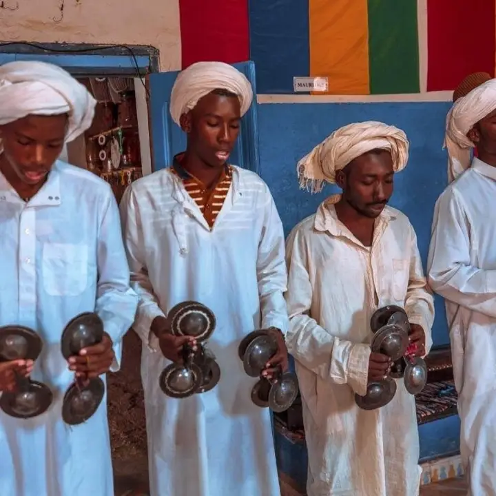 Gnawa musicians in Khamlia