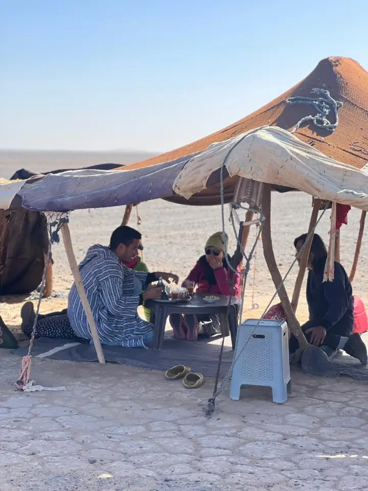 Tea with a nomad family